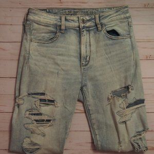 High Rise American Eagle Skinny Jeans